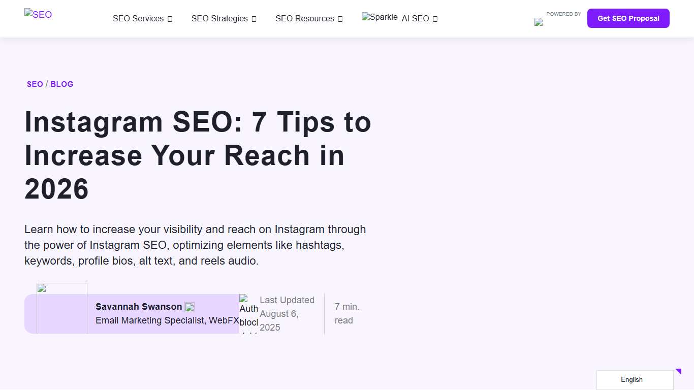 Instagram SEO: 7 Tips to Grow Your Reach in 2026 - SEO.com